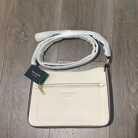 NEW! Kate Spade ♠️ Hudson Colorblocked Pebbled Leather Crossbody - Picture 4 of 8